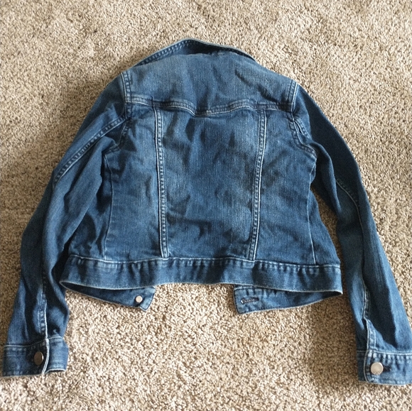 GAP Girls Size M Regular Icon Denim Jacket Gap for Good Jean Trucker - Picture 4 of 4